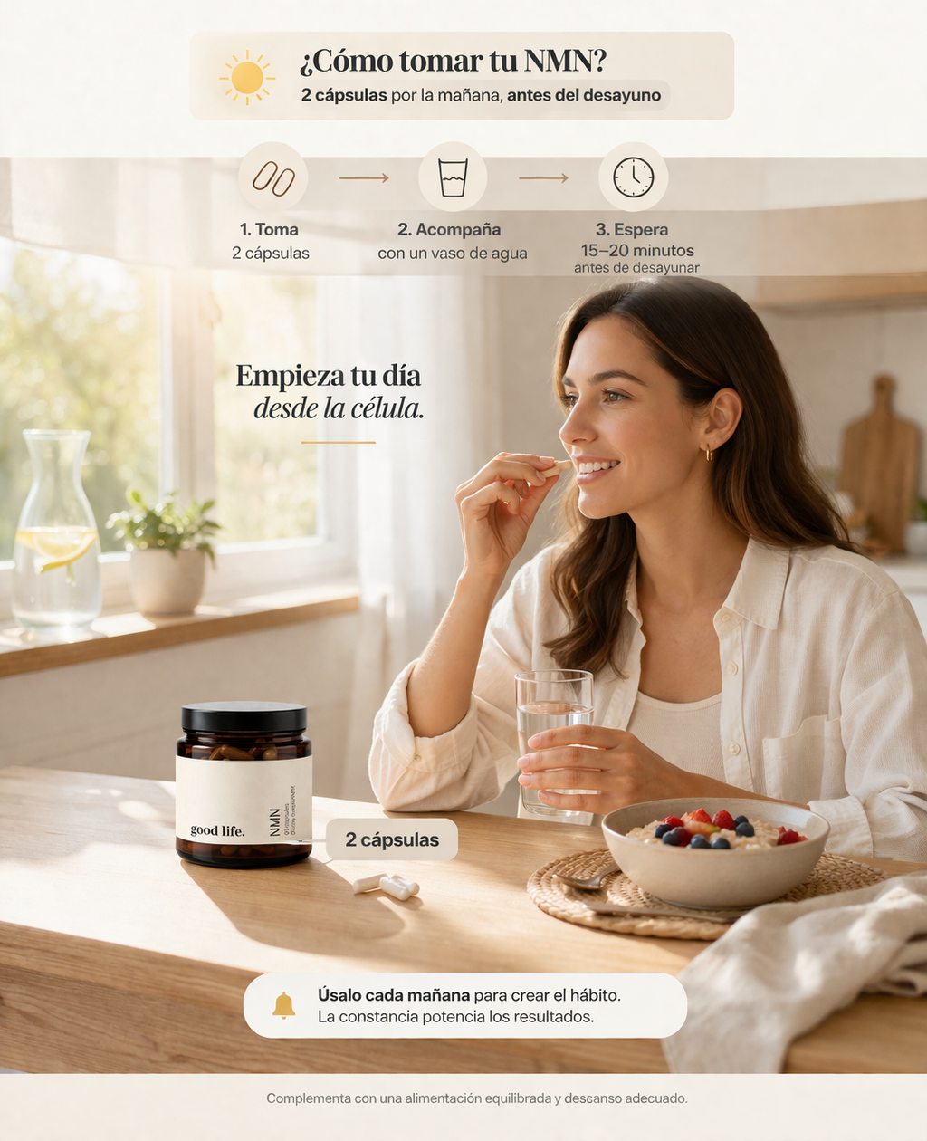 Activá tu energía celular y sentite más joven desde adentro